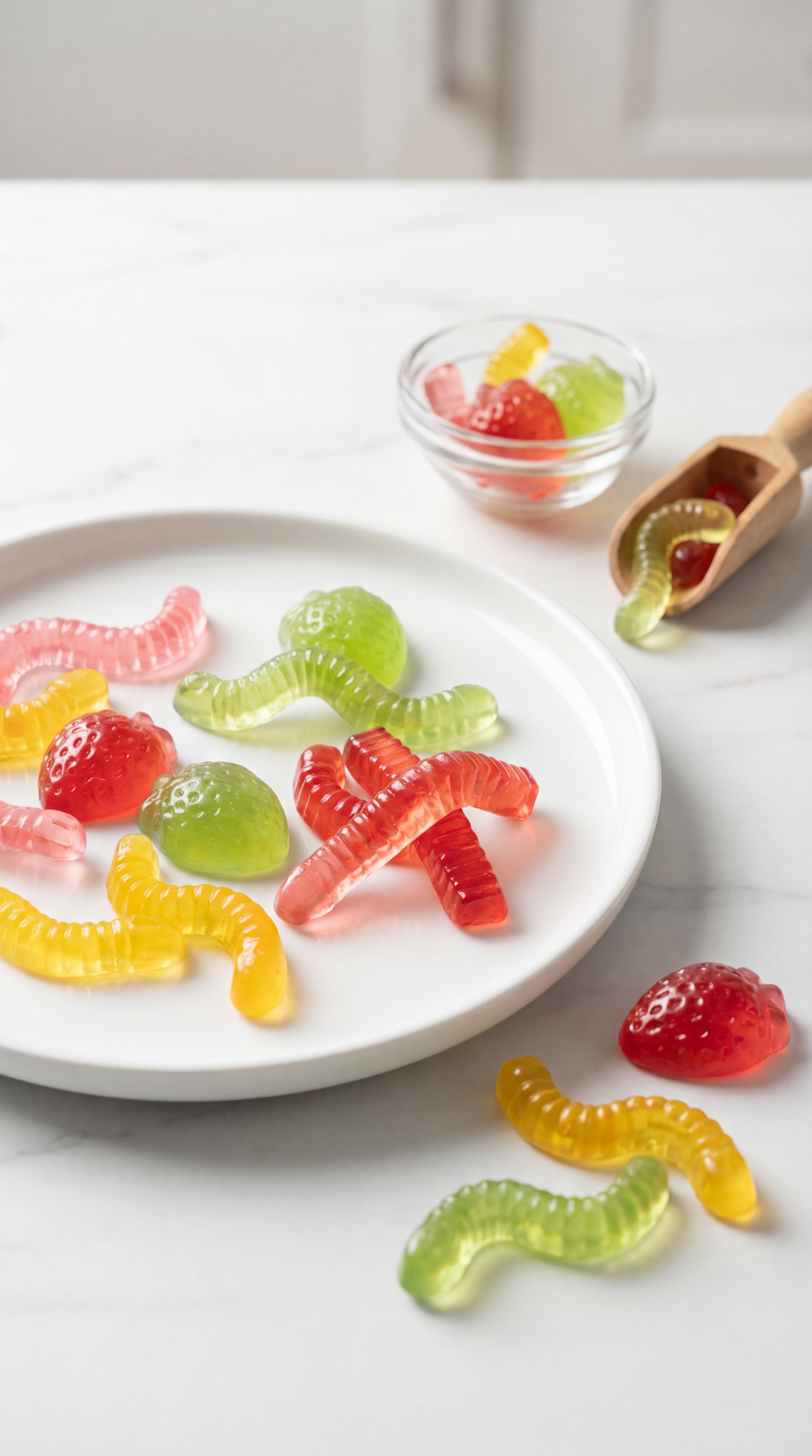AI-assisted illustration: Energy & Hydration Powder Gummies