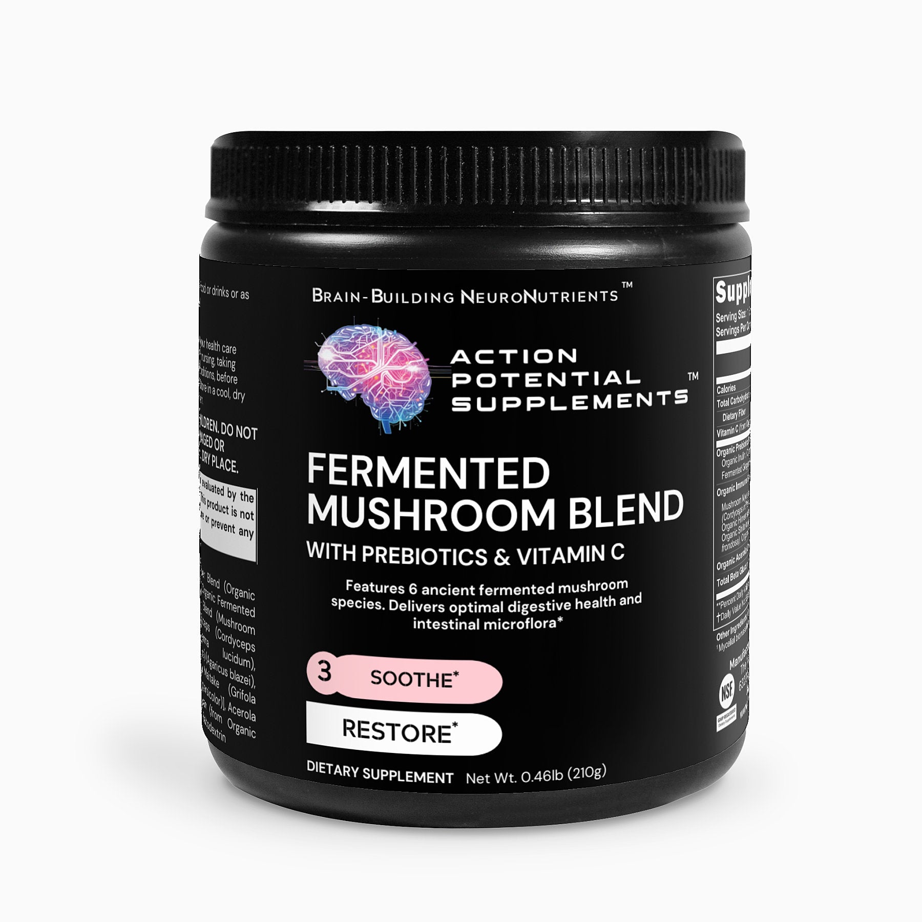 Fermented Mushroom Blend - Product front label