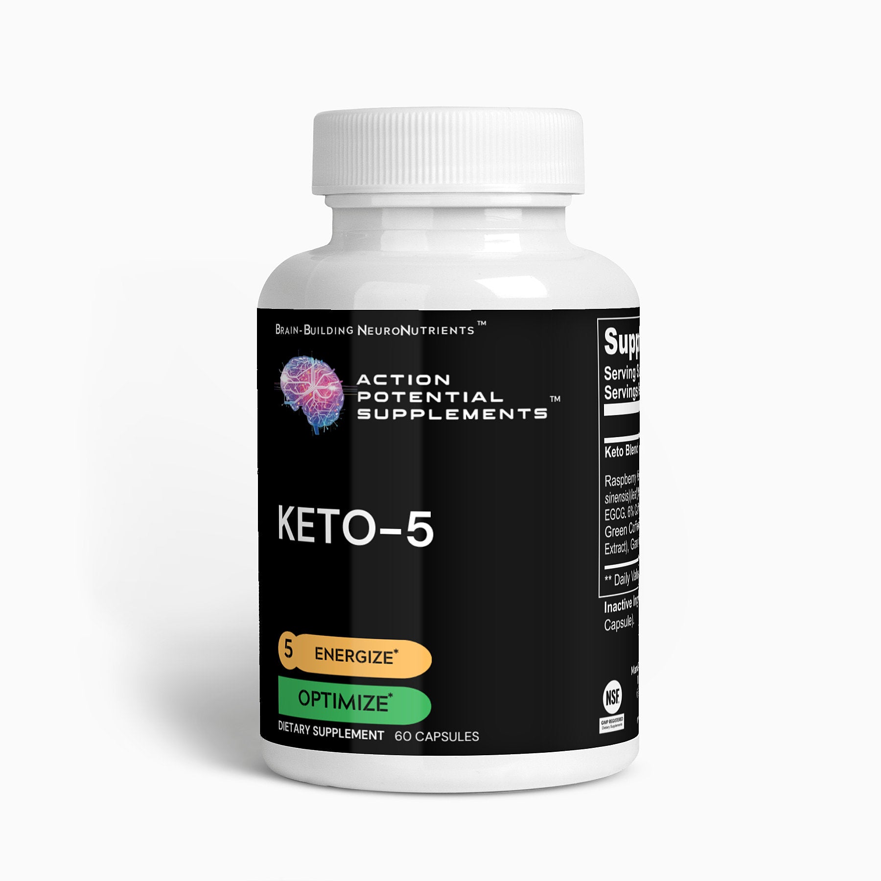 Keto-5 - Product front label