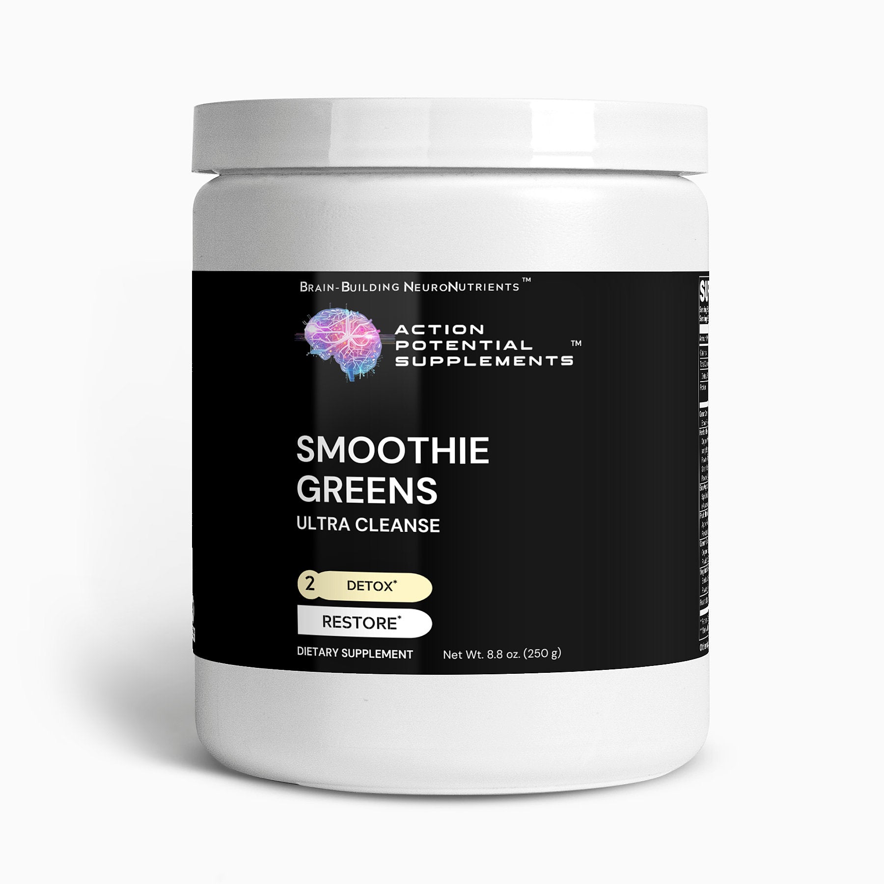 Ultra Cleanse Smoothie Greens - Product front label