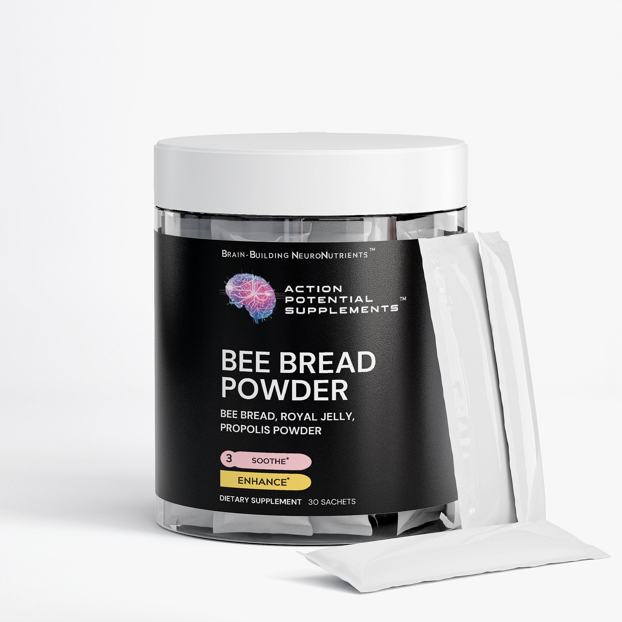 Bee Bread Powder - Product front label