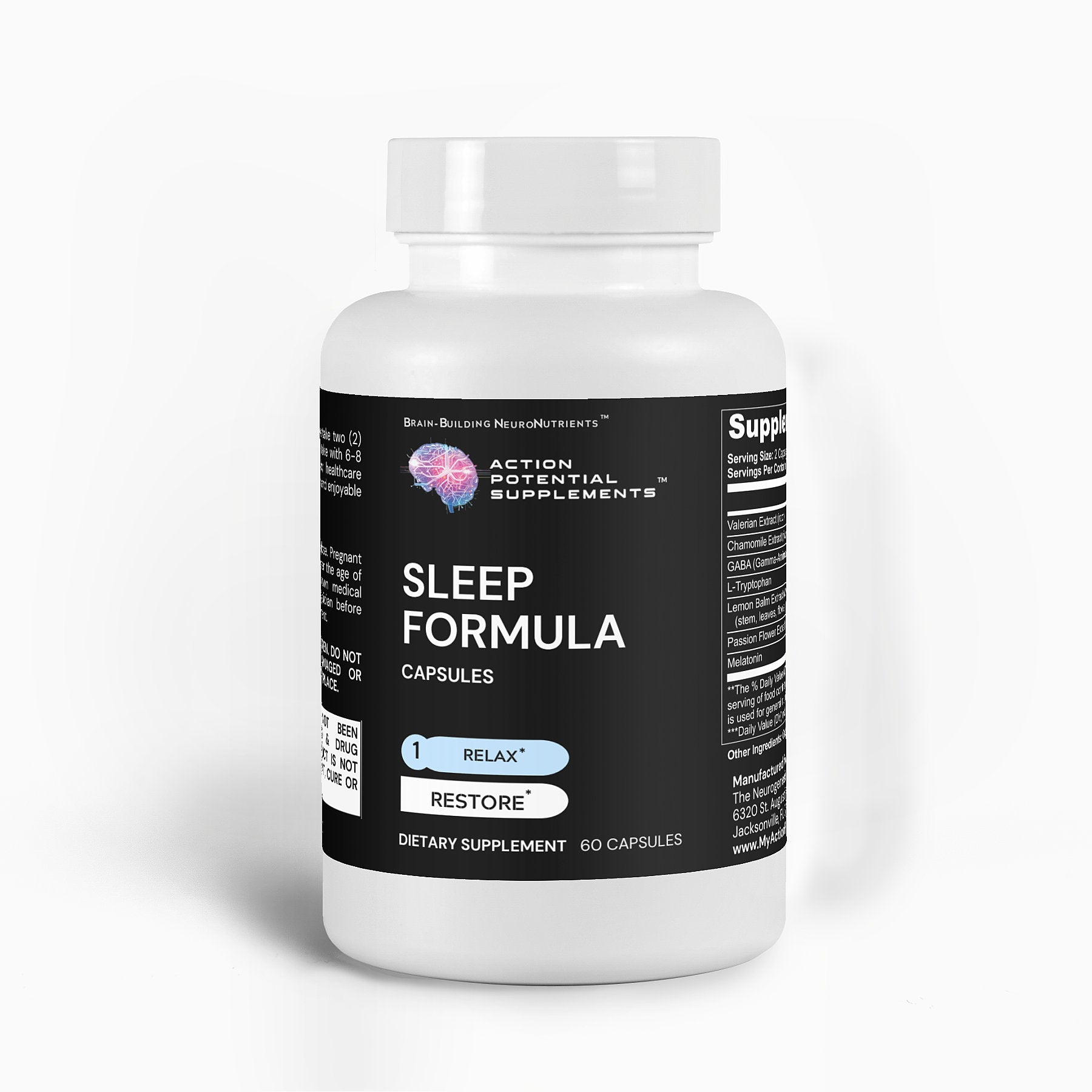 Sleep Formula - Product front label