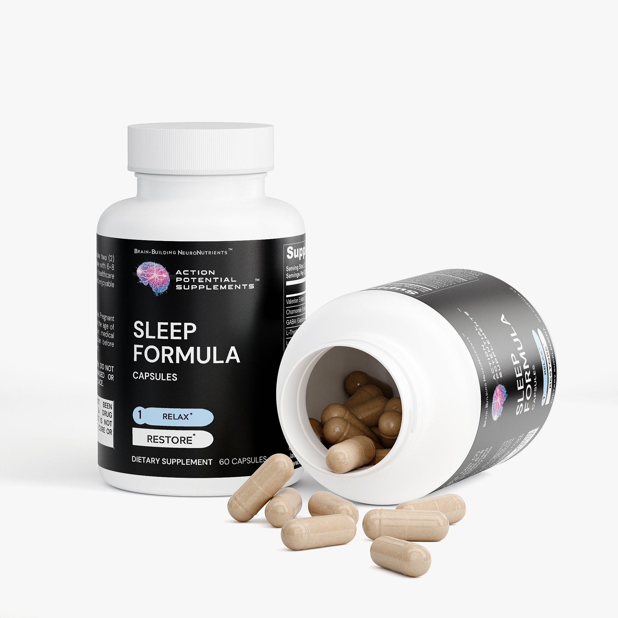 Sleep Formula - Supplement facts panel