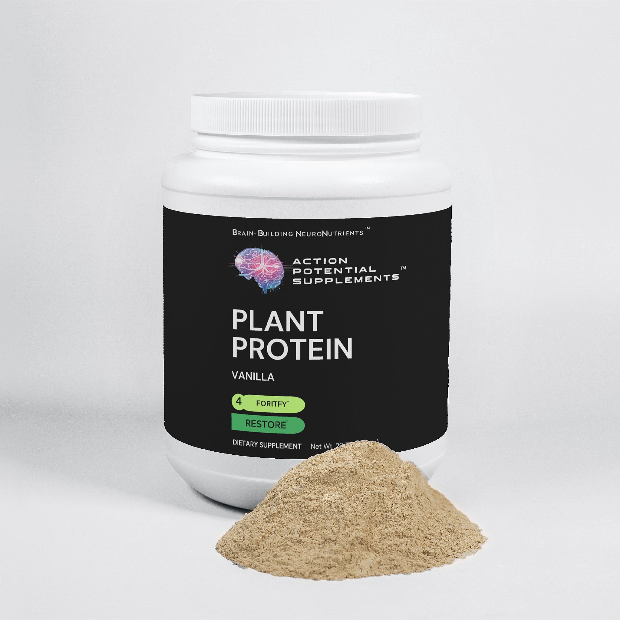 Plant Protein (Vanilla) - Product front label