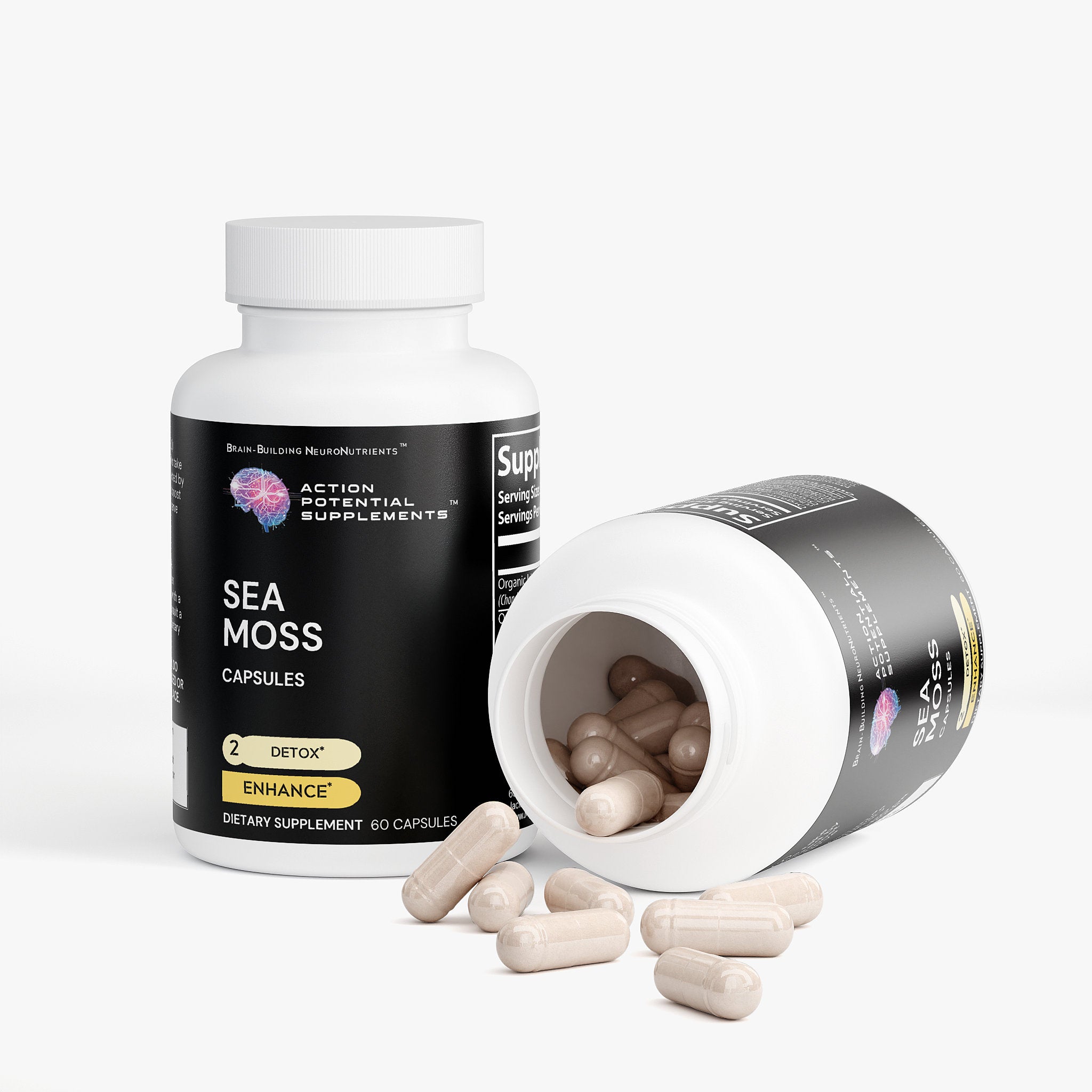 Sea Moss - Supplement facts panel