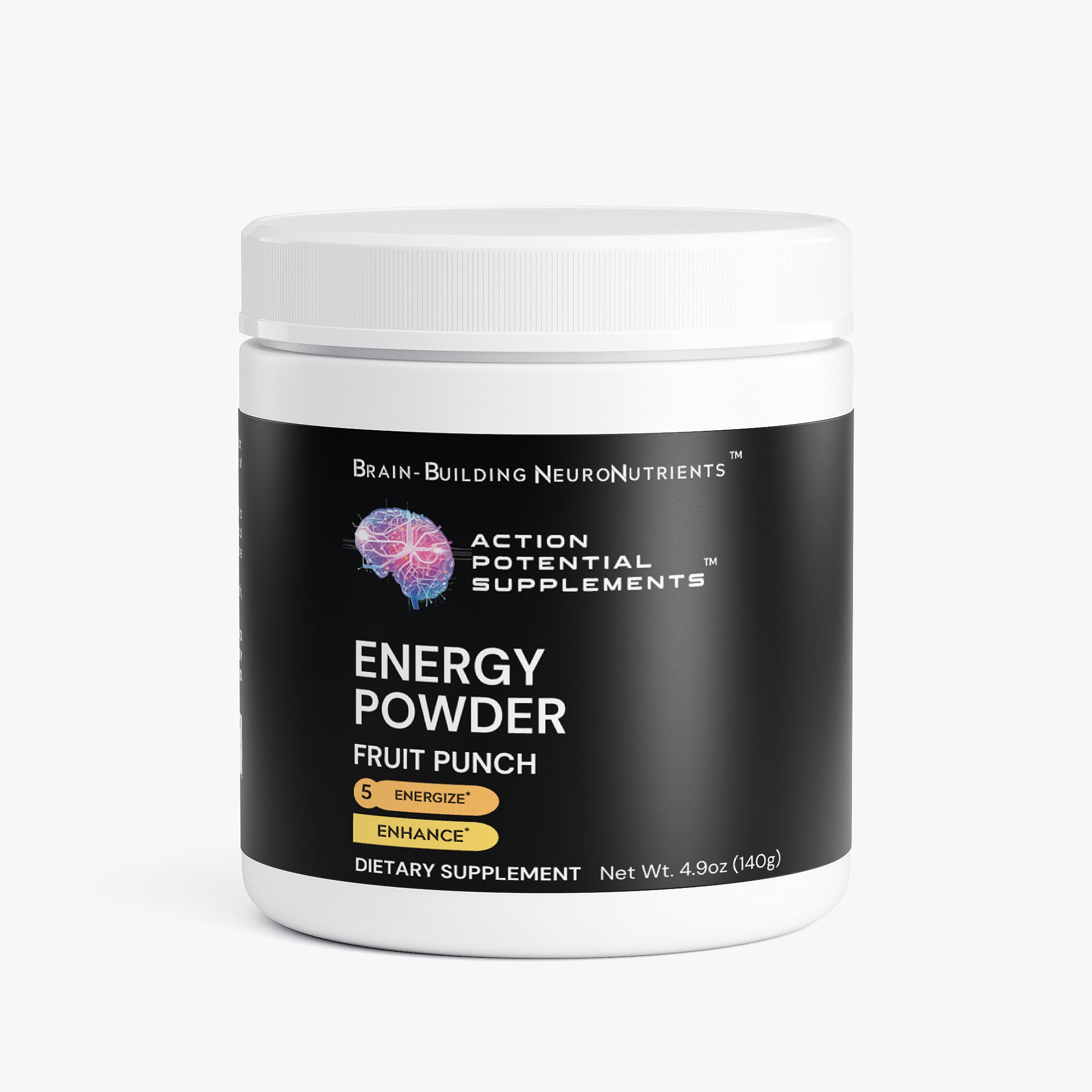 Energy Powder (Fruit Punch) - Product front label