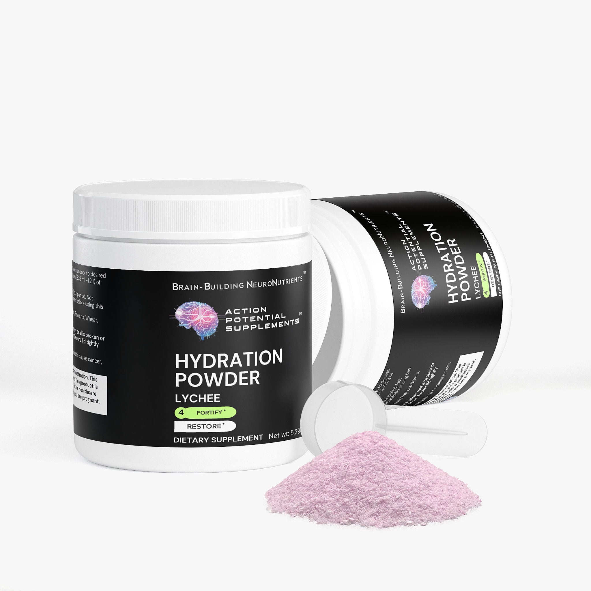 Hydration Powder (Lychee) - Supplement facts panel