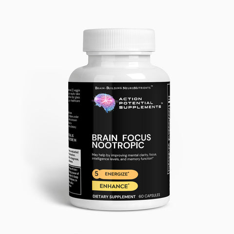 Brain Focus Nootropic Formula - Product front label