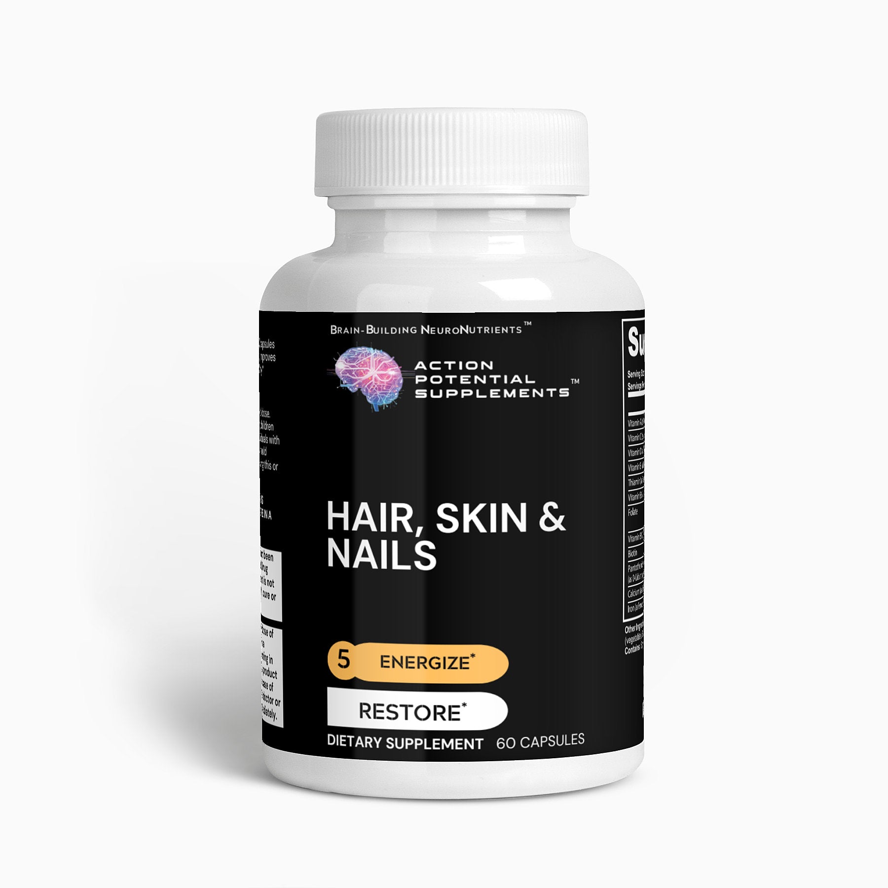 Hair, Skin and Nails Essentials - Product front label