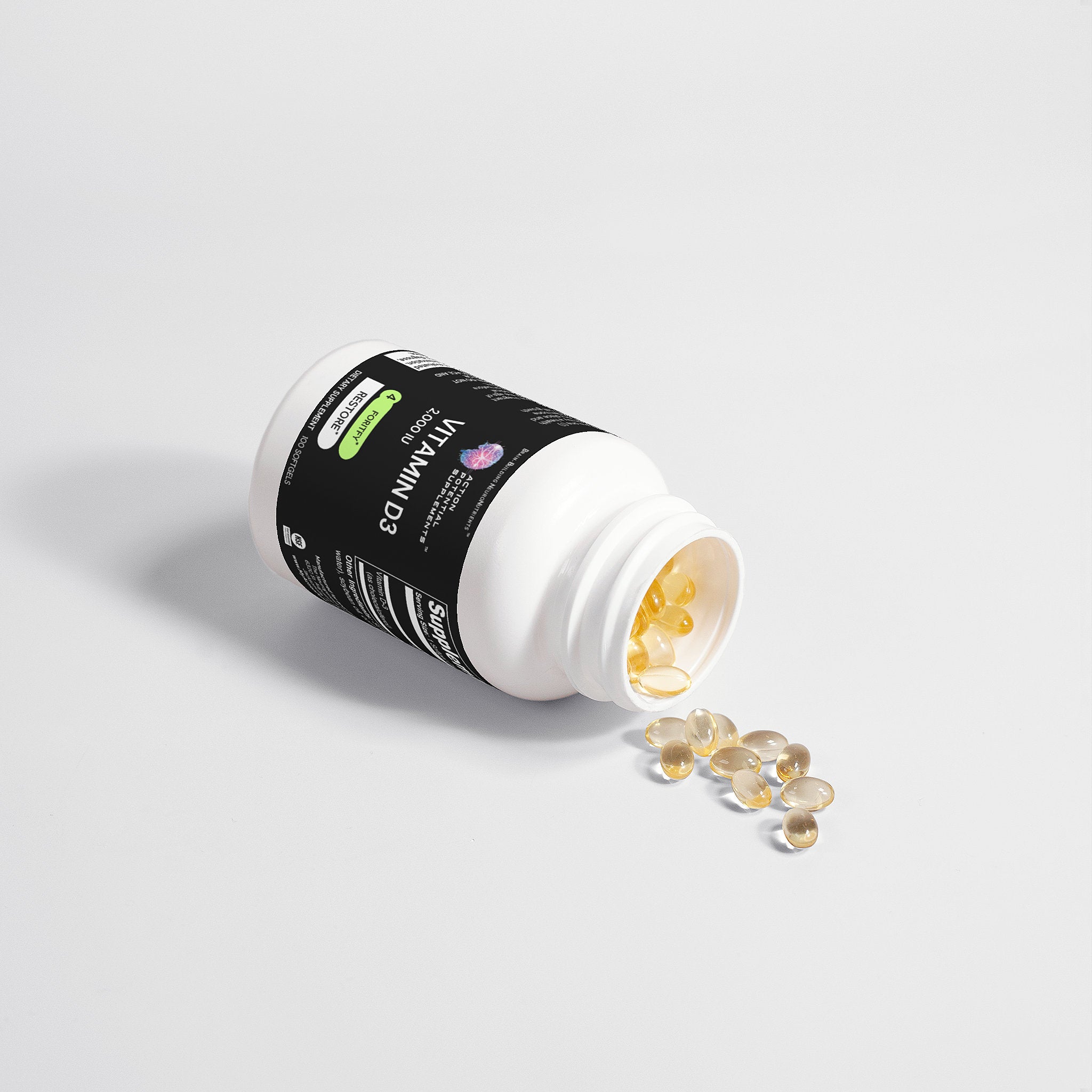 Vitamin D3 2,000 IU - Ingredients detail