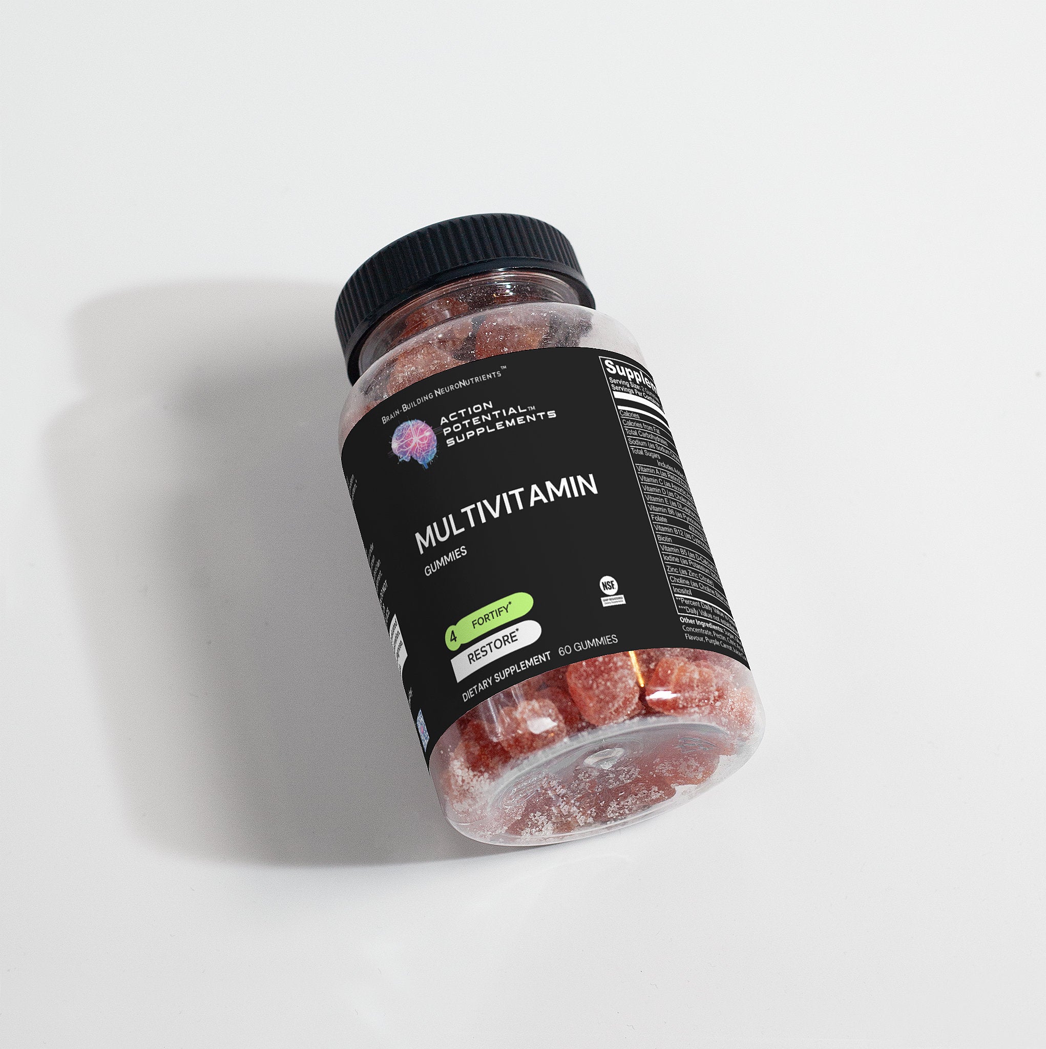 Multivitamin Bear Gummies (Adult) - Supplement facts panel