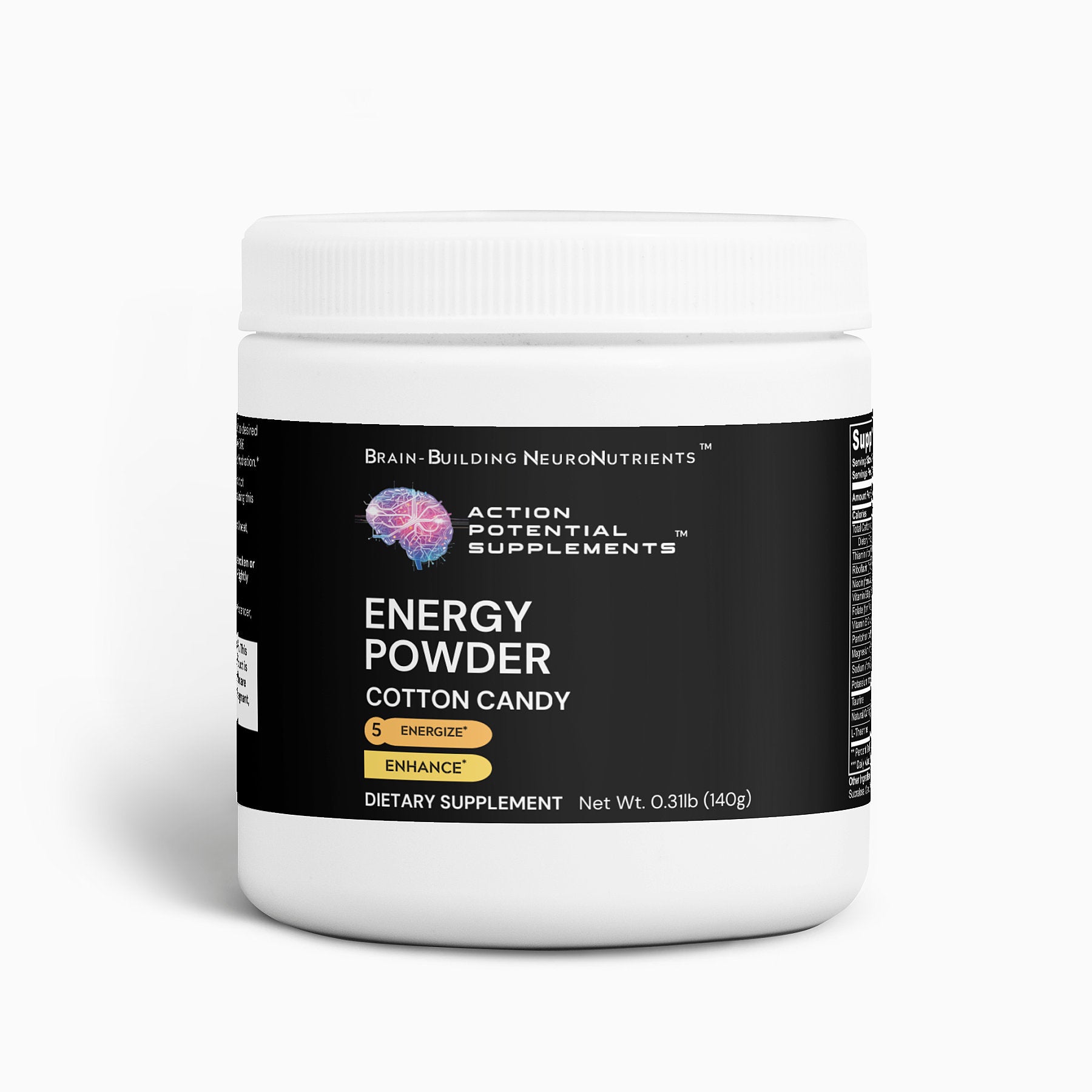Energy Powder (Cotton Candy) - Ingredients detail