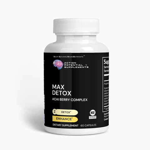 Max Detox (Acai detox) - Product front label