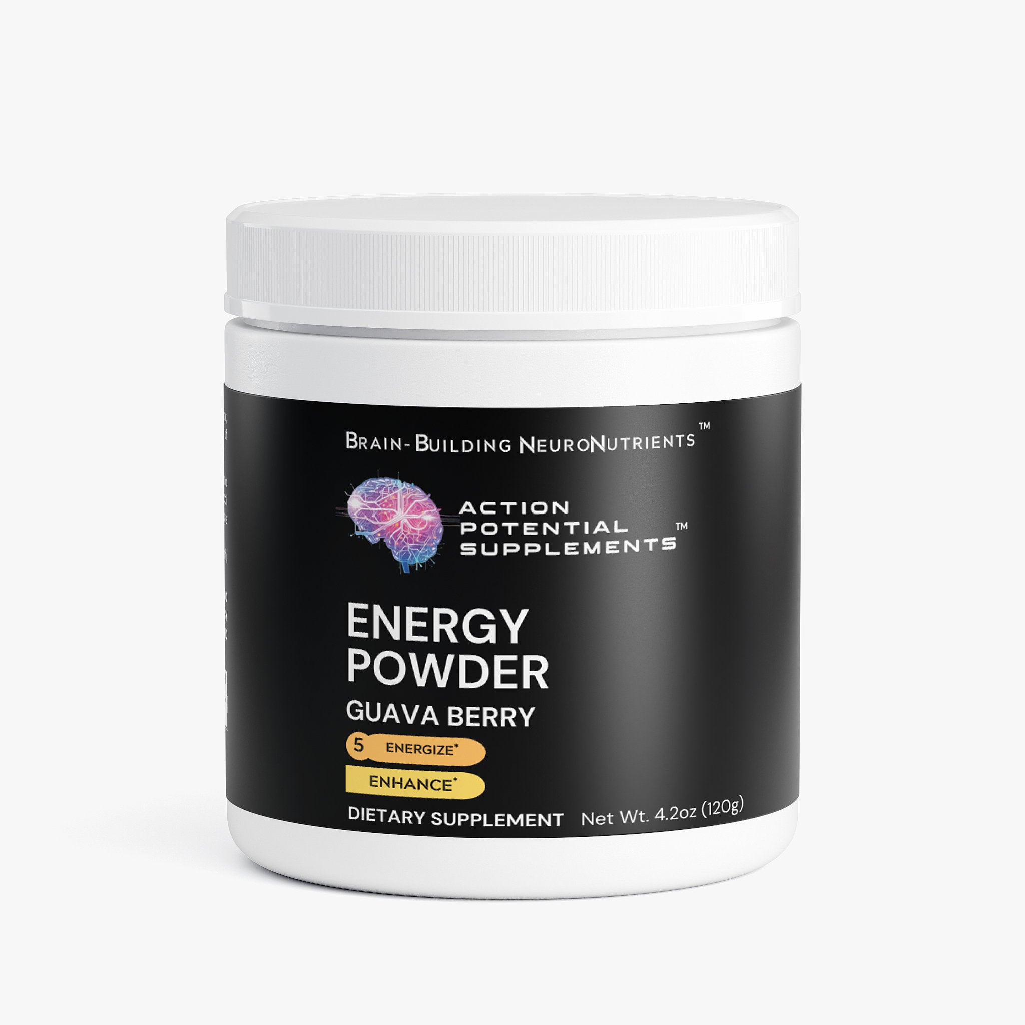 Energy Powder (Guava Berry) - Product front label