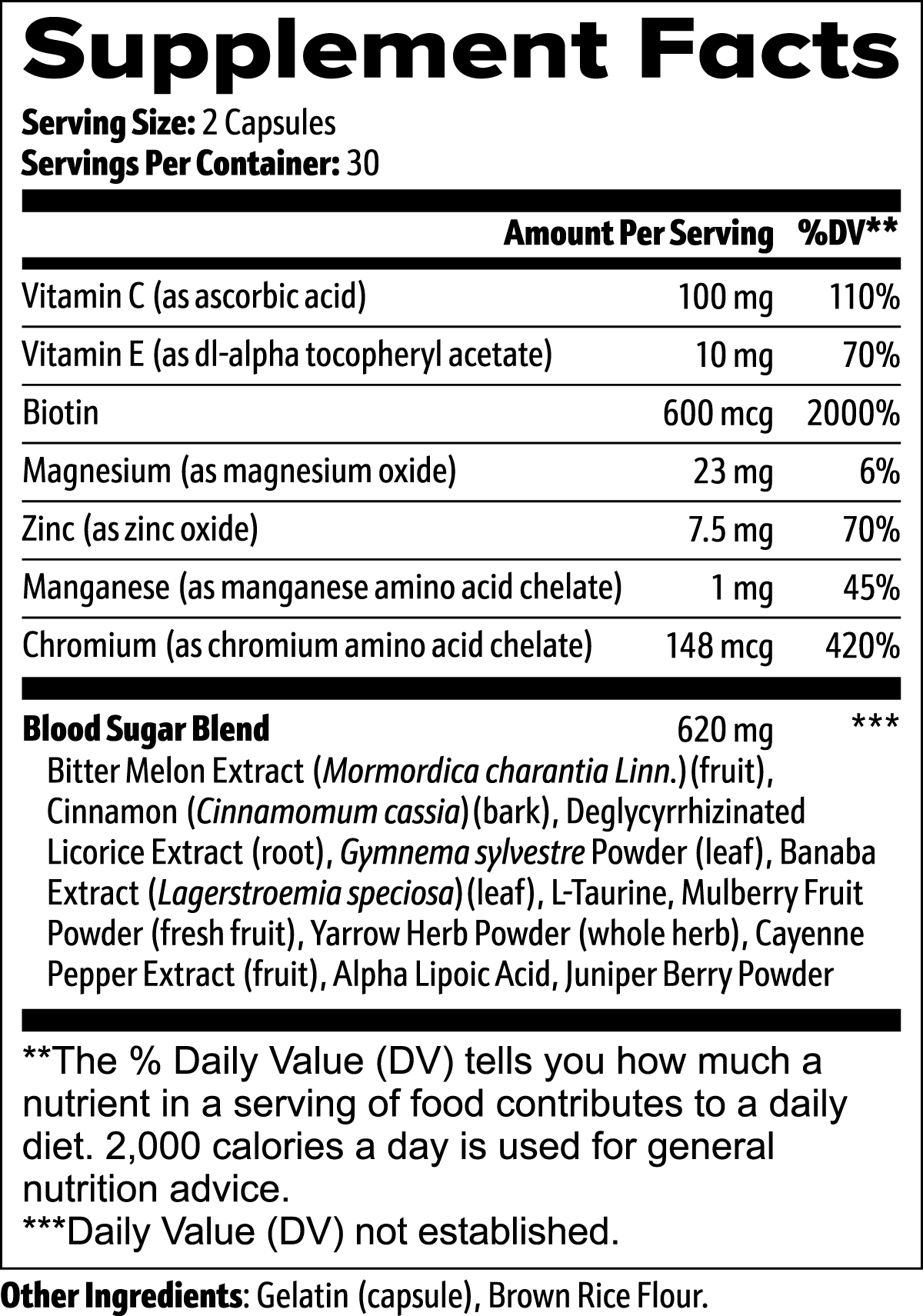 Plant-Based Nutrient Formula